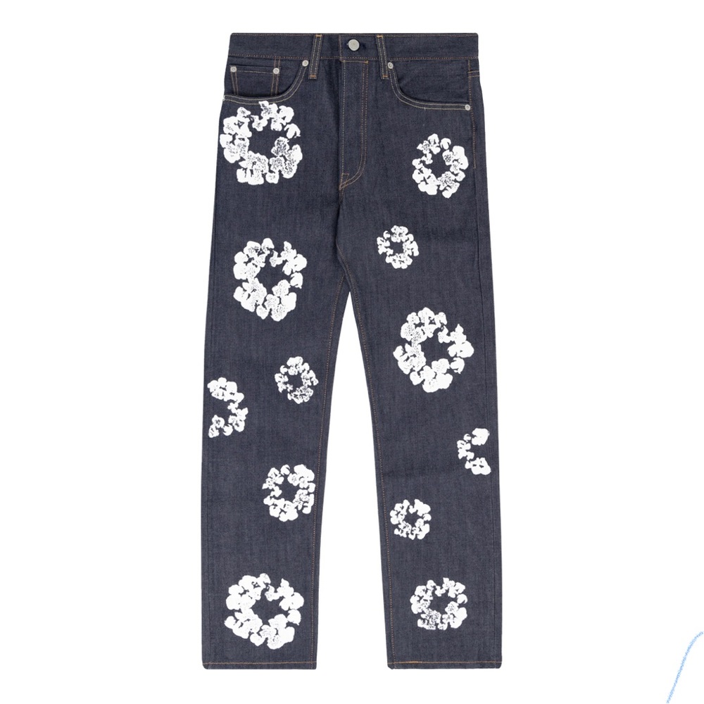 Denim Tears Selvedge Cotton Wreath Jeans 29x32